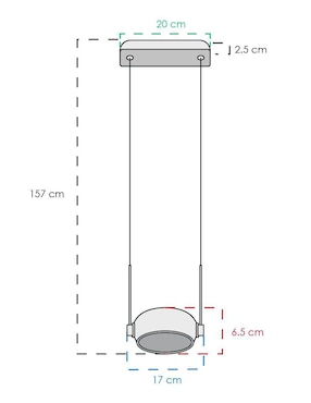 Lámpara colgante LED Class