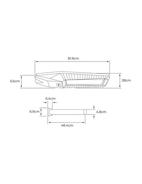 Lámpara solar LED Tecnolite Amansi III