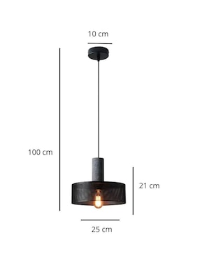 Lámpara colgante LED iluminacion Luz Vic