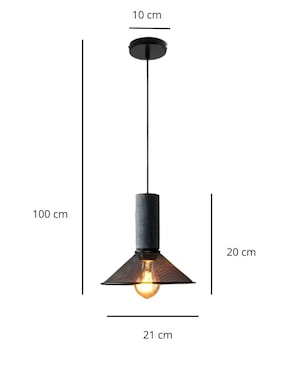 Lámpara colgante LED iluminacion Luz Vic