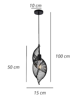 Lámpara colgante LED iluminacion Luz Vic