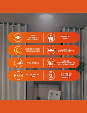 Lámpara de techo LED Tecnolite Ainala I 1 pieza