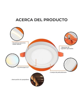Lámpara de techo LED Tecnolite Ainala I 1 pieza