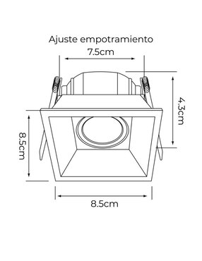 Lámpara de techo Tecnolite Uranium II