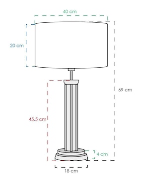Lámpara de mesa LED Class