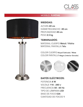 Lámpara de mesa LED Class