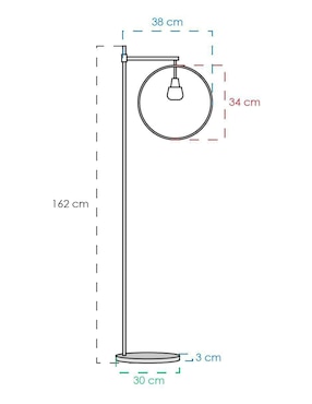 Lámpara de pie LED Class