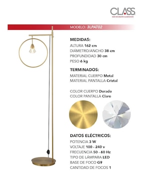 Lámpara de pie LED Class