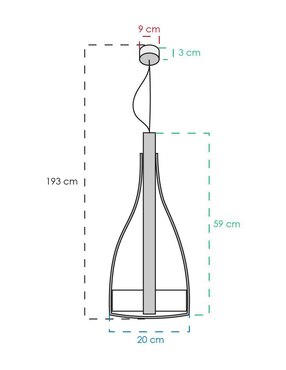 Lámpara colgante LED Class