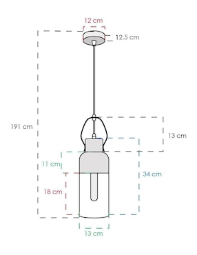 Lámpara colgante LED Class