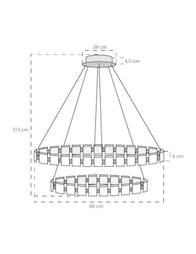 Lámpara colgante LED Class