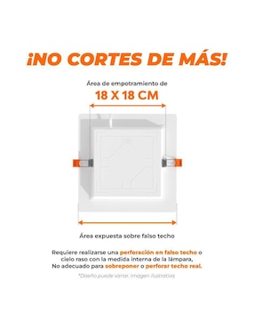 Lámpara de techo LED Tecnolite Pm Brighton VIII 1 pieza