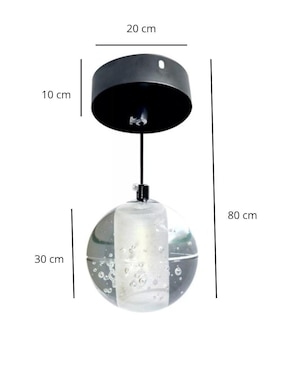 Lámpara colgante LED Iluminacion Luz Vic