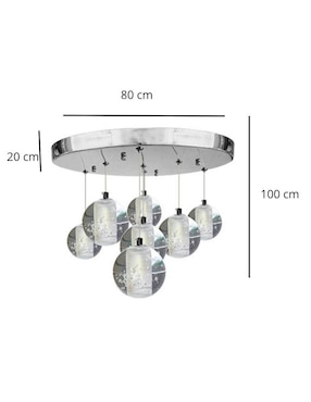 Lámpara colgante LED Iluminacion Luz Vic