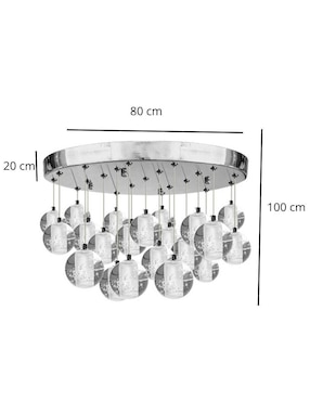 Lámpara colgante LED Iluminacion Luz Vic