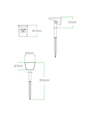 Lámpara de pie Tecnolite led Portia Ii