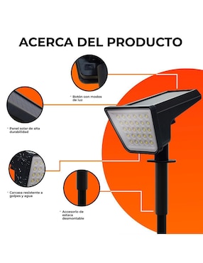 Lámpara de pie Tecnolite led Portia Ii