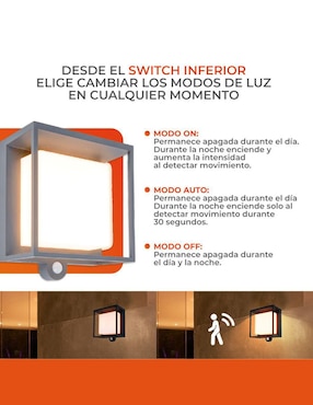 Arbotante LED Tecnolite Perdita