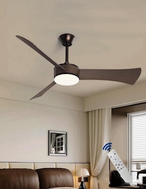 Ventilador de techo Cityluz con control remoto 6 velocidades