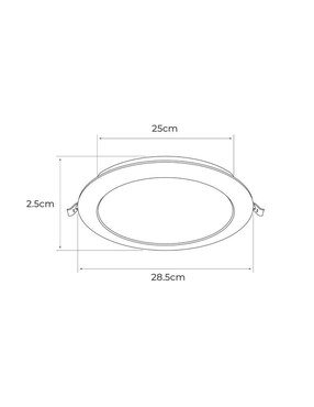 Plafón led Tecnolite pm bucaramanga ix