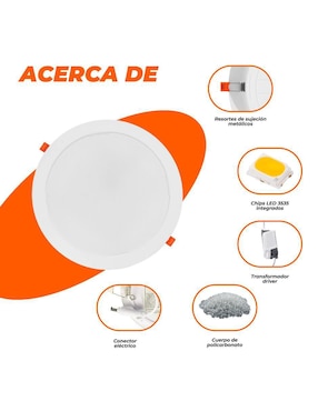 Plafón led Tecnolite pm bucaramanga ix