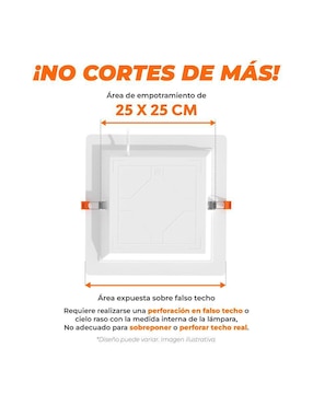 Plafón led Tecnolite pm brighton IX