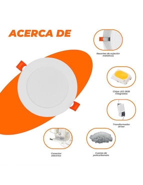 Plafón led Tecnolite pm bucaramanga VI