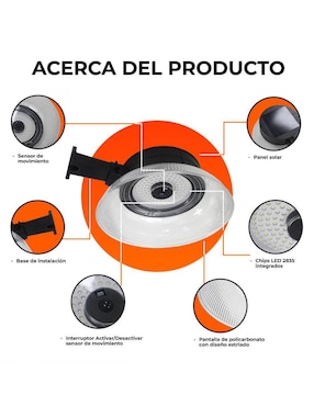 Arbotante led Tecnolite Baek 1 pieza