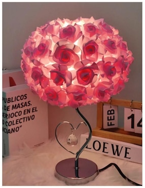 Lampara mesa blanca CM-Top Rosas Rosas 1 pieza