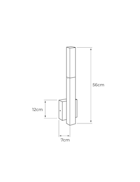 Arbotante led Tecnolite Tupin II