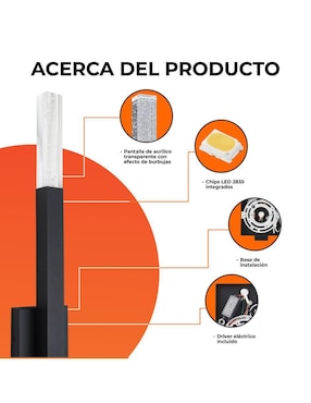 Arbotante led Tecnolite Tupin II