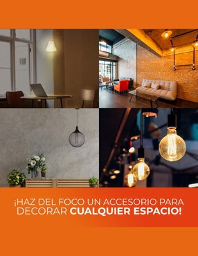 Foco vintage Tecnolite 3.5 w de consumo 25 w de iluminación 120 lúmenes