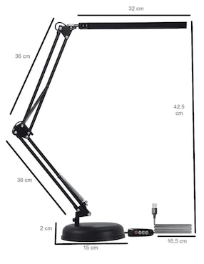Lampara escritorio LED Belug 3 piezas