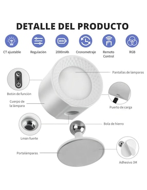 Lampara colgante LED Belug 12 piezas
