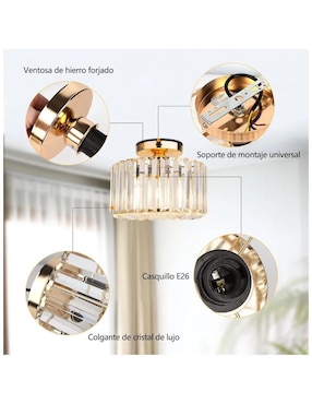 Lampara colgante led Belug