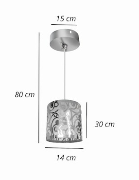 Lampara colgante led Iluminacion Luz Vic