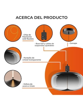 Lampara colgante LED Tecnolite
