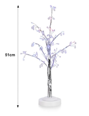 Lámpara de buró led CM-TOP Lampara Árbol Decorativo con Luces Led RGB de 51 cm 1 pieza