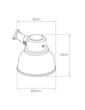Arbotante LED Tecnolite Athebyne