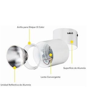 Set de Lamparas colgantes LED Lab.G 4 piezas