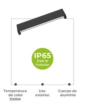Árbotante LED Ipsa 1 pieza