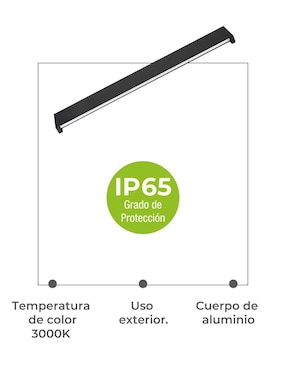 Árbotante LED Ipsa 1 pieza