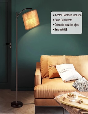 Lámpara de pie blanca Belug
