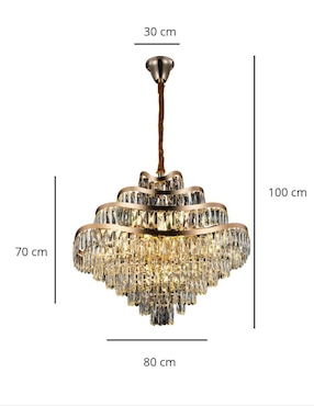 Lampara colgante LED Iluminacion Luz Vic