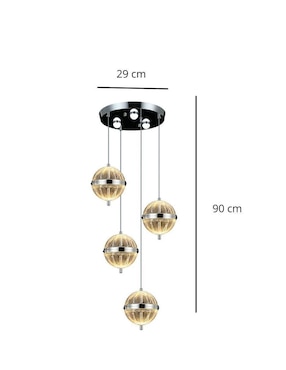 Lampara colgante LED Iluminacion Luz Vic