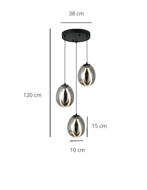 Lampara colgante LED Iluminacion Luz Vic
