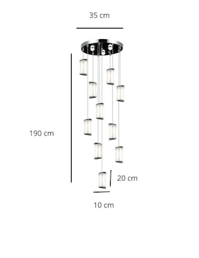 Lampara colgante LED Iluminacion Luz Vic