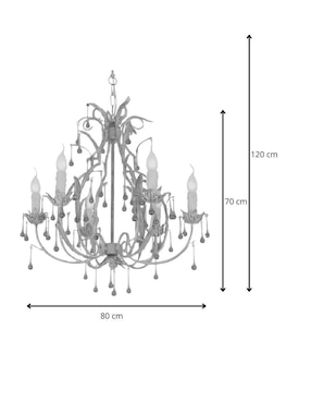 Lampara colgante incandescente y led Laiting KT-551 Napoles