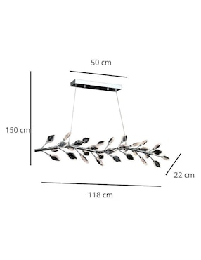 Lampara colgante LED iluminacion Luz Vic