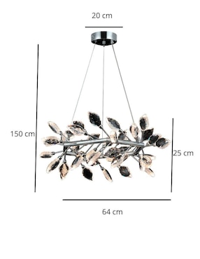Lampara colgante LED iluminacion Luz Vic
